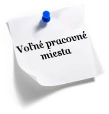 voľné pracovné miesta voľné pracovné miesta